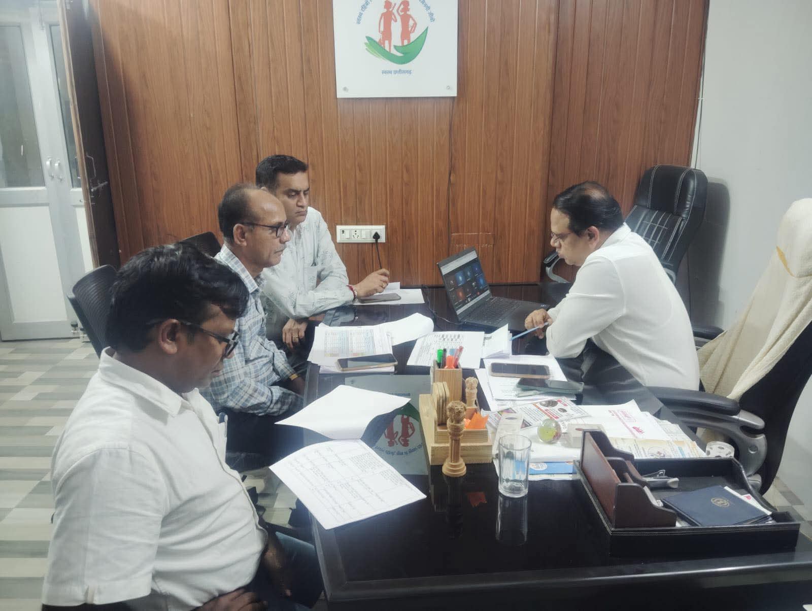 CMHO Rajnandgaon Dr Netram Navratan Virtual Meeting Review